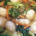 ♪ＦａＦａ♪'s cooksnap of when they made 鶏団子と春雨のおかずスープ.