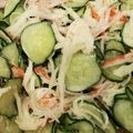 クックNHCFXH☆'s cooksnap of when they made ほんのり甘いキュウリとカニカマのサラダ.