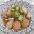 紅幸パパ's cooksnap of when they made 里芋と鶏だんごのほっこり煮.
