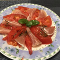 明日の風☆'s cooksnap of when they made 簡単☆トマトと生ハムのサラダ.