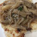janqoo's cooksnap of when they made 簡単おかず！きのこあんかけ♪豆腐ステーキ.
