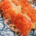 ＹUM！'s cooksnap of when they made 味付け不要♡簡単お弁当☆カニカマのフライ.