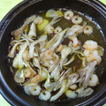 とみぃ11's cooksnap of when they made えびと舞茸のアヒージョ.