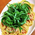 harutakkun's cooksnap of when they made 【楽めし】ベーコンのレモン醤油パスタ.
