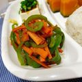 mcapちゅん's cooksnap of when they made ピーマンと人参の豆板醤きんぴら.