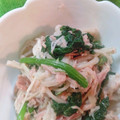 春美姫's cooksnap of when they made ほうれん草とえのきのゴマネーズ和え.