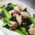 いとしのせん's cooksnap of when they made 小松菜と豚肉の塩炒め.