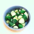 ★ぴよぴよ501★'s cooksnap of when they made きゅうりとラー油・塩昆布和え.