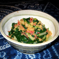 カナティーヌ's cooksnap of when they made 青菜のおひたし　小えびと天かす和え.