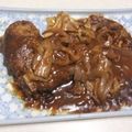きらり流れ星's cooksnap of when they made 好きな人に作った煮込みハンバーグ.