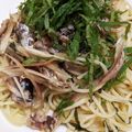 アルのママ's cooksnap of when they made シソとミョウガでイワシの夏パスタ.