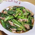 ねこのおかあさん☆'s cooksnap of when they made 栄養満点☆小松菜と豚肉のあんかけ.