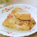 ももいろさくら's cooksnap of when they made クレイマークレイマー風フレンチトースト.