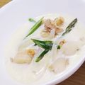 ねこのおかあさん☆'s cooksnap of when they made ベビーホタテと白菜の和風チャウダー.