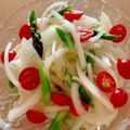 クック7QF30B☆'s cooksnap of when they made トマト・新玉ねぎ・アスパラガスのマリネ.