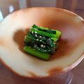 カフェドチワワ♡'s cooksnap of when they made 【農家のレシピ】小松菜のごまあえ.