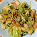 かにゃにゃmama's cooksnap of when they made だしマヨ醤油でチャチャっと♪水菜の炒め.