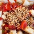 もものすけのまま's cooksnap of when they made トマトと長芋のポン酢サラダ.
