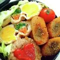 ちかﾁｬﾝ☆'s cooksnap of when they made 朝食にも◎ほうれん草＆ベーコンエッグ巾着.