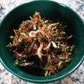 パピ☆'s cooksnap of when they made おばあちゃん直伝☆セロリの葉のふりかけ.