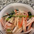 さこあ's cooksnap of when they made ヘルシー！小松菜とかにかまのごま和え.