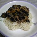 ももはむすけ's cooksnap of when they made 簡単☆豚ナスそうめん☆醤油だけ.