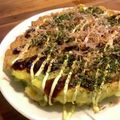 はらぺこーな's cooksnap of when they made 青梗菜で！子どもパクパクお好み焼き☆.