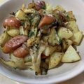 chikarin♡'s cooksnap of when they made 長芋＆しめじ＆ウインナー炒め.