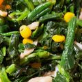 こつぶのおかあちゃま's cooksnap of when they made レンジで☆ほうれん草ベーコンのバター醤油.