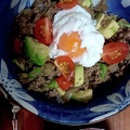 ☆エル♪'s cooksnap of when they made 簡単！アボカドと甘辛挽肉の丼ぶり.