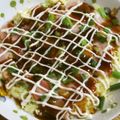 のらくろ猫's cooksnap of when they made 超ヘルシー！レンジで豆腐おからお好み焼き.