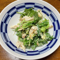 旭山ペンギン's cooksnap of when they made 簡単おつまみ☆ささみと三つ葉の安価サラダ.