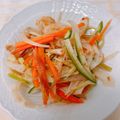 サンショウウオ家's cooksnap of when they made ☆新玉にんじんきゅうりみょうがのサラダ☆.