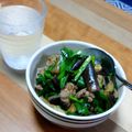 Him☆Ｋ's cooksnap of when they made なすと豚肉のキムチ炒め.