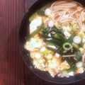 masa0508's cooksnap of when they made お酒の締めに！あったかニラ玉そば。.