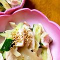 チェリム's cooksnap of when they made キュウリＤＥザーサイ鶏胸肉和え☆.