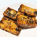 PonChoco♡'s cooksnap of when they made ＊カリプチ厚揚げの甘辛ゴマまぶし＊.