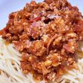 Nya6nya6's cooksnap of when they made 簡単手作り！鶏ひき肉のミートソース♪.
