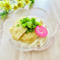 runa10's cooksnap of when they made レンジできつねうどんの揚げ♪関西風.