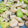 ナツMAM's cooksnap of when they made 海老とそら豆のガーリックバター炒め.