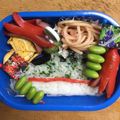 thanx's cooksnap of when they made 新幹線E5系はやぶさキャラ弁.