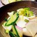 てんてん1号's cooksnap of when they made ばぁばの味★キャベツとカブの簡単浅漬けஐ.
