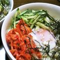 クリーピングタイム☆'s cooksnap of when they made キムチの素で♪釜玉キムチうどん.