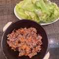 chefmiki's cooksnap of when they made ひき肉のレタス包み.