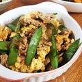 低カロ探検隊's cooksnap of when they made 豚肉とシャキシャキ絹さや、ふんわり卵炒め.