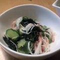りいふ's cooksnap of when they made 素酢で簡単♪きゅうりの酢の物.