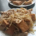 ノリノリ♪♪'s cooksnap of when they made 簡単！厚揚げ・もやし・豚肉のタレマヨ炒め.