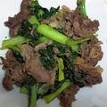 ぽちぼて's cooksnap of when they made 小松菜大量消費！牛肉と小松菜のすだち醤油.