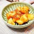 makichihua's cooksnap of when they made 〖みたらし胡桃ポテト*´ω`*〗.