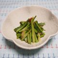 バカリャウ's cooksnap of when they made ウドの皮のきんぴらイタリアンVer..
